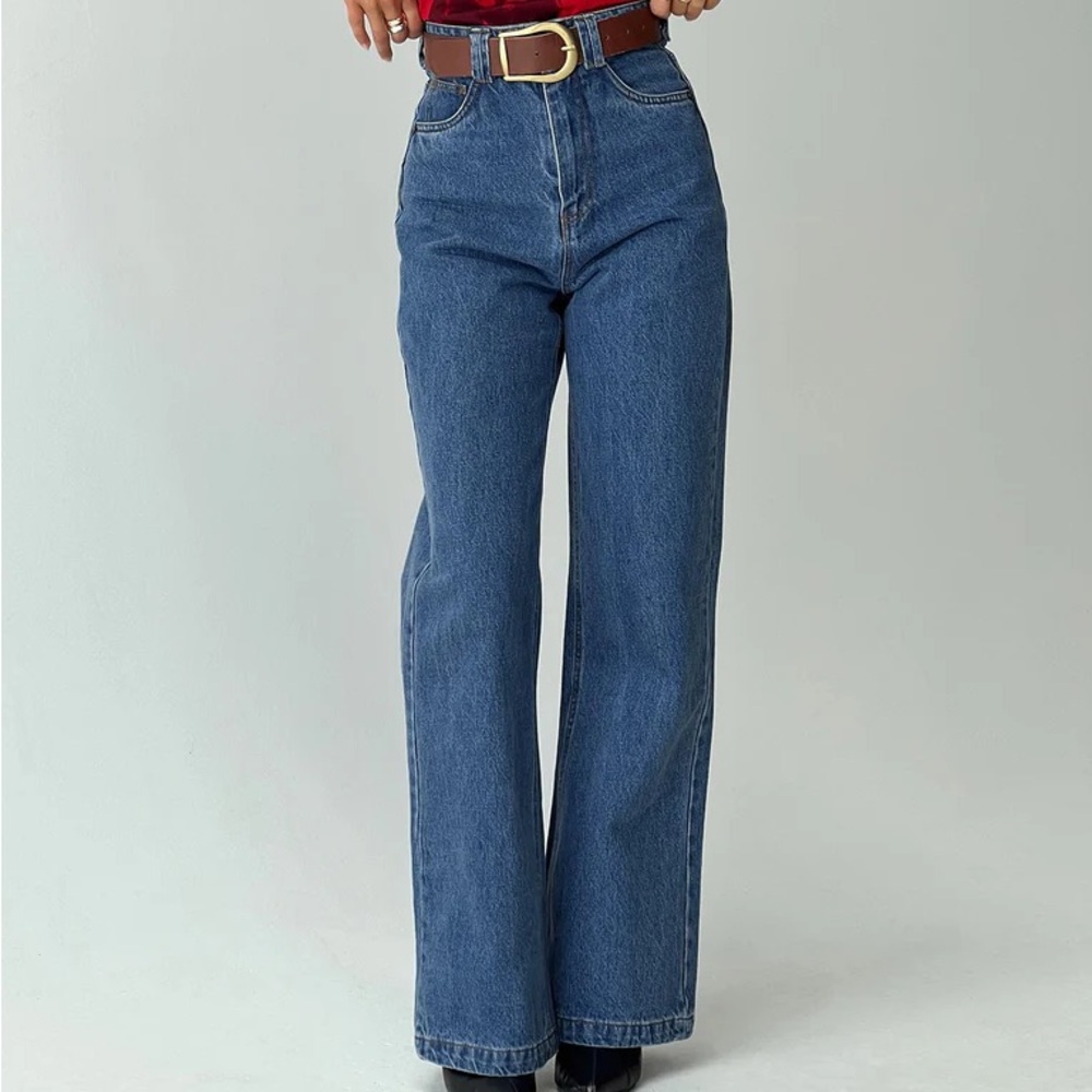 NWT Princess Polly Zephee Wide Leg High Waisted Jeans - Sz 6